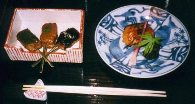 Diner japonais a Kyoto