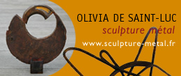 Sculptures metal Olivia de Saint-Luc