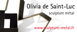Sculptures metal Olivia de Saint-Luc